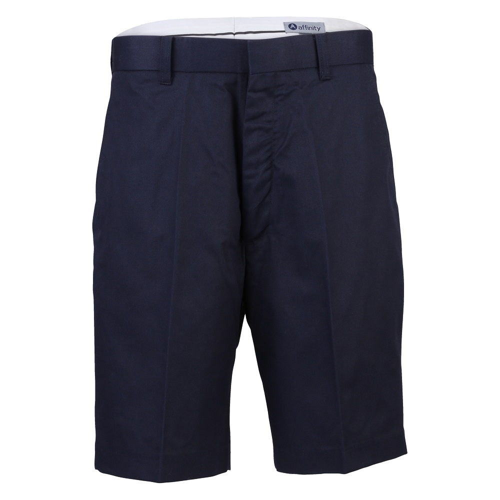Men's Flat Front  Poly/Cotton Shorts